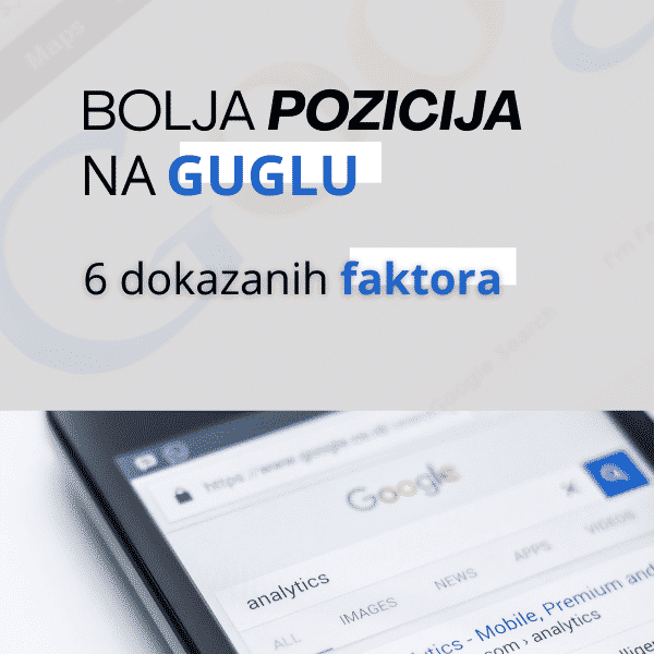 bolja pozicija na guglu